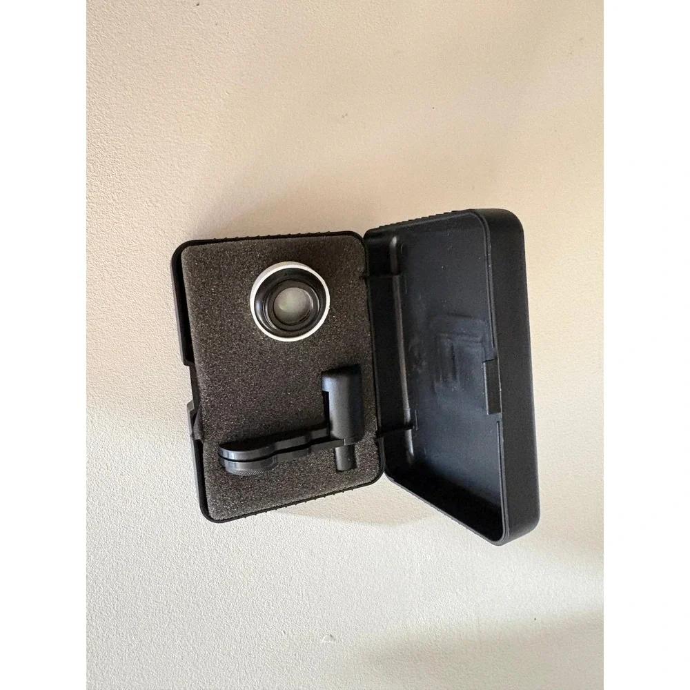0.65X Wide 10X Macro Phone Camera Lens Clip On w Case Universal Fit